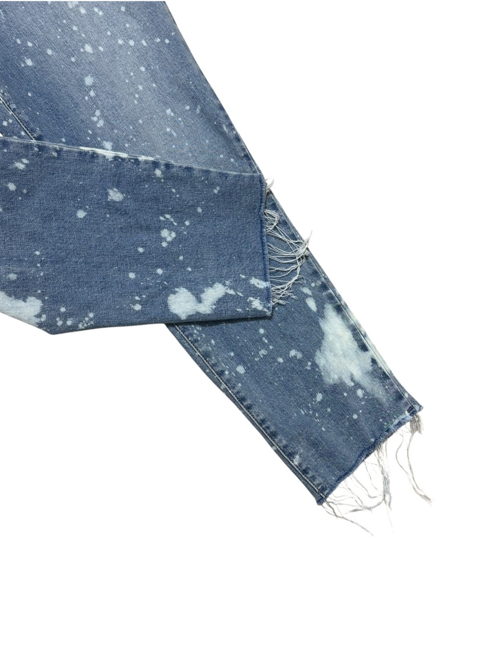 Upcycled ISABEL BY INGRID & ISABEL Overalls 8 Maternity Light Wash - Picture 6 of 11